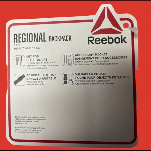 Women’s Reebok Mini Backpack - Picture 7 of 7